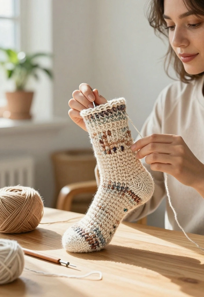 Crochet Socks Free Pattern Guide: 18 Cozy Sock Designs for Everyday Handmade Wear - 1. Basic Crochet Sock Pattern 1