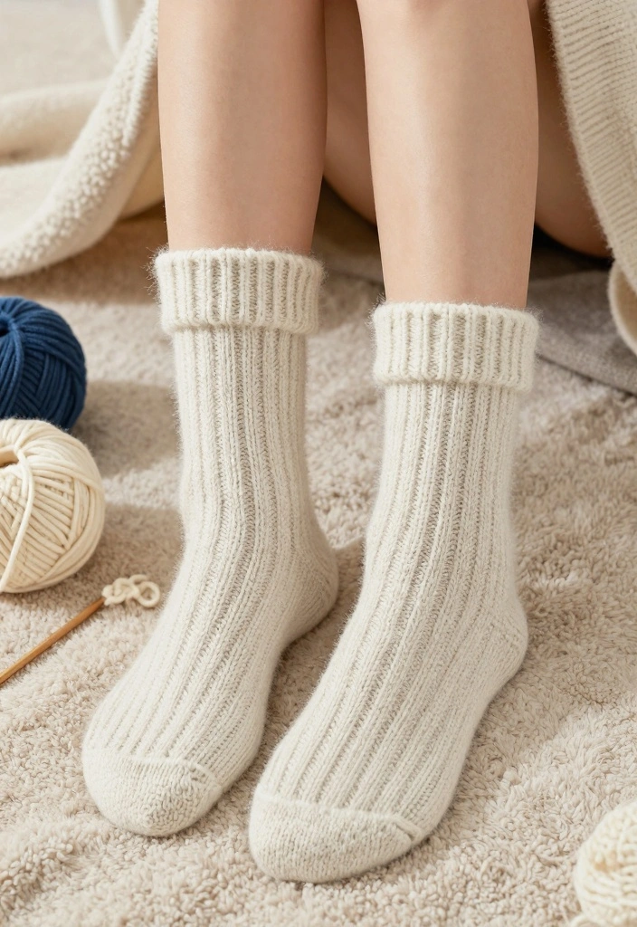 Crochet Socks Free Pattern Guide: 18 Cozy Sock Designs for Everyday Handmade Wear - 18. Chunky Knit Look Socks 1