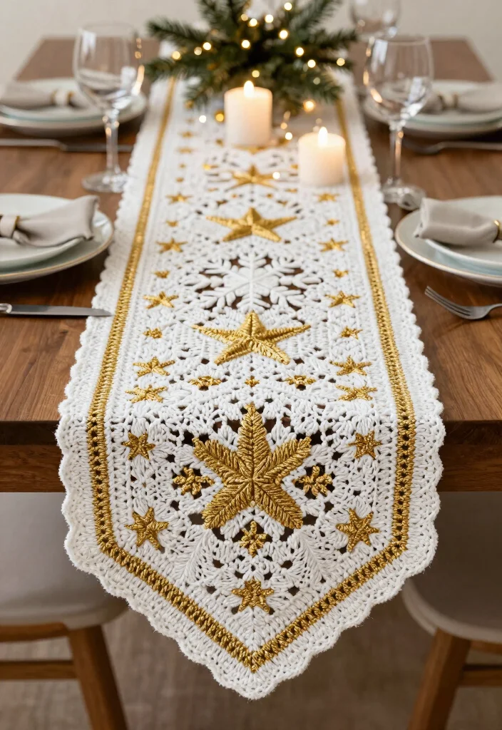 Crochet Table Runner Pattern Guide to Elevate Handmade Table Decor with 18 Beautiful Design Ideas - 13. Themed Runners for Special Events 1