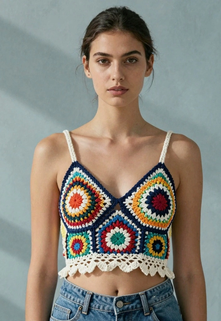 Crochet Top Pattern Free Guide for Everyday Handmade Outfits: 18 Modern Style Ideas - 1. The Classic Crochet Crop Top 1