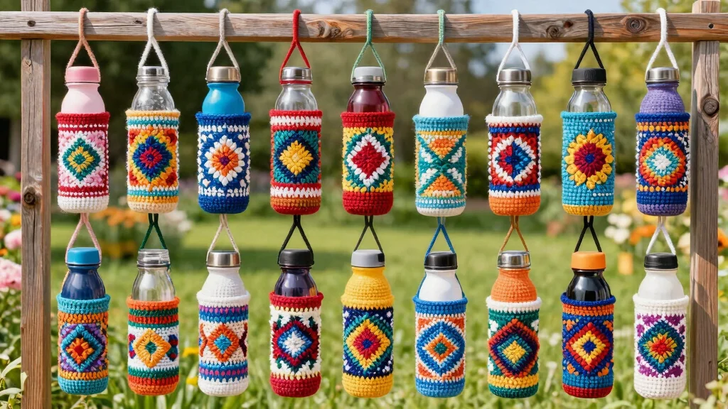 Crochet Water Bottle Holder Guide for Daily Use and Travel: 18 Practical Design Ideas