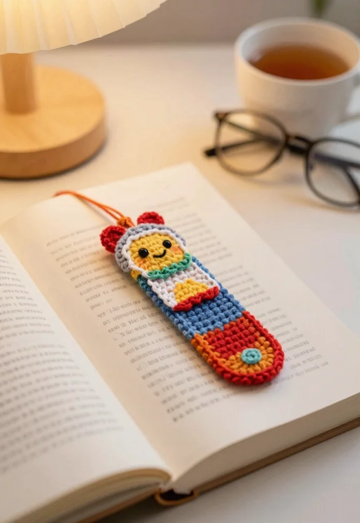 Easy Beginner Crochet Patterns Guide for Smooth Learning Progress with 20 Simple Projects - 14. Crochet Bookmark 1