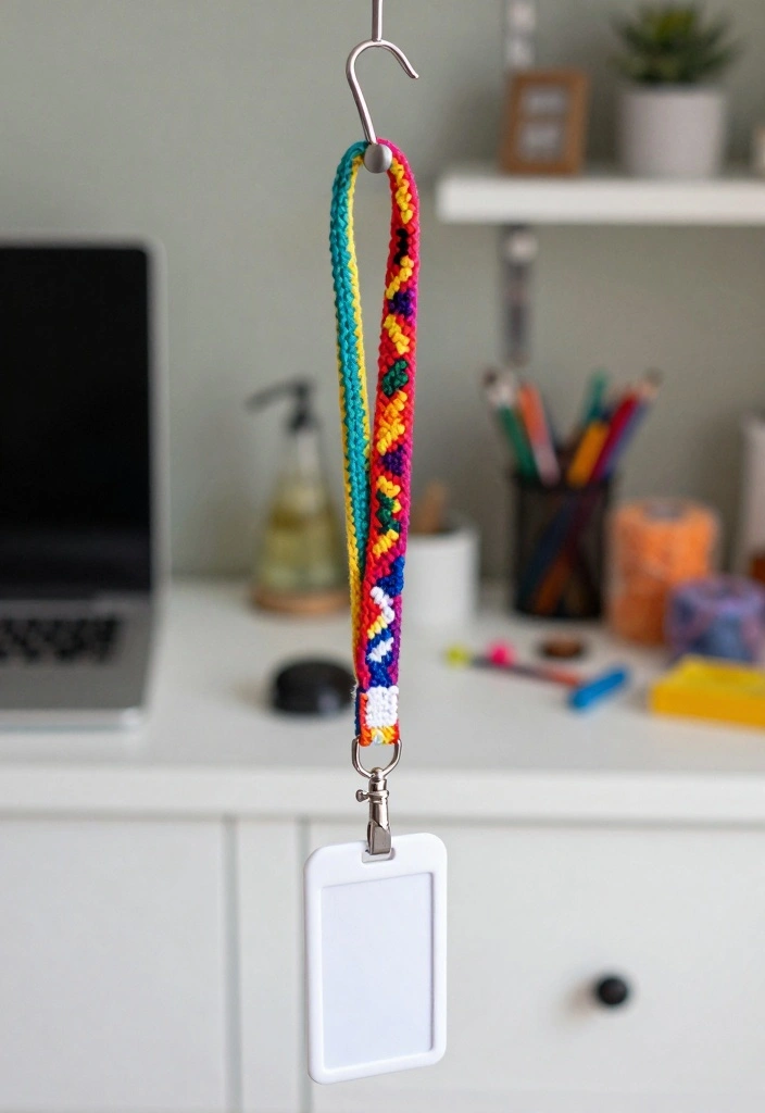 Easy Beginner Crochet Patterns Guide for Smooth Learning Progress with 20 Simple Projects - 19. Crochet Lanyard 1