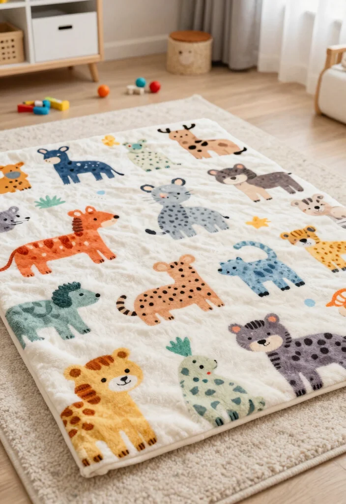 Easy Tapestry Crochet Patterns Guide for Simple Colorwork with 20 Striking Design Examples - 11. Animal Motif Blanket 1