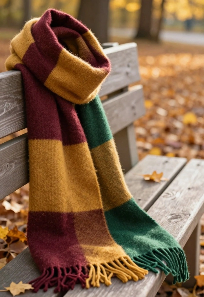 Easy Tapestry Crochet Patterns Guide for Simple Colorwork with 20 Striking Design Examples - 6. Striped Scarf 1