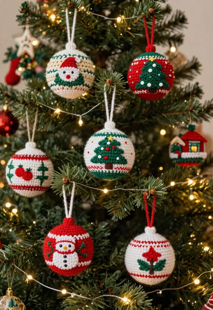 Easy Things to Crochet: A Beginner's Guide to Build Confidence with 20 Fun Project Ideas - 20. Crochet Christmas Ornaments 1