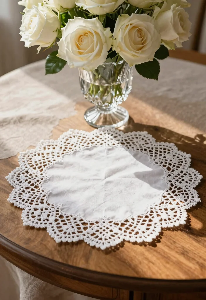 Free Crochet Doily Patterns Guide: 17 Stunning Table Accents for Every Home - 4. Elegant Lace Doily 1