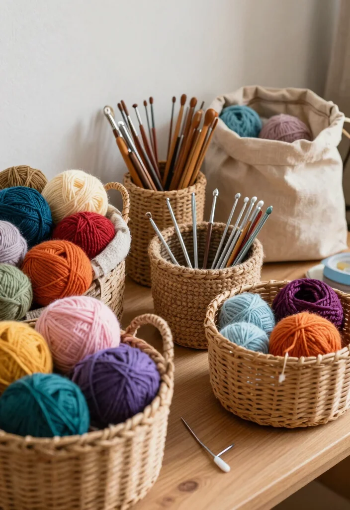 Mastering the Magic Ring: A Step-by-Step Crochet Tutorial - 10. Keeping Your Crochet Organized 1