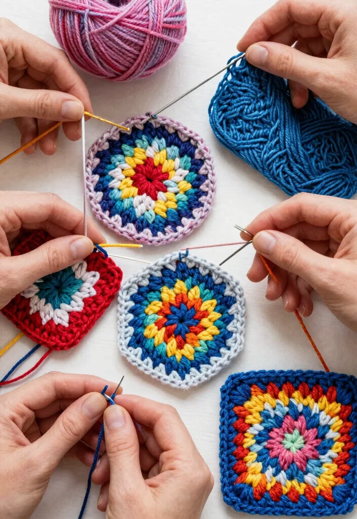 Mastering the Magic Ring: A Step-by-Step Crochet Tutorial - 8. Layering Techniques: Adding New Stitches 1