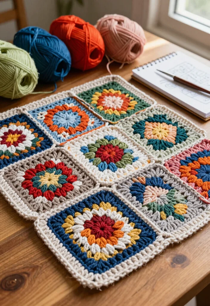 Mosaic Crochet Patterns Free Guide: 18 Bold Design Ideas for Texture and Contrast - 1. Geometric Wonders 1
