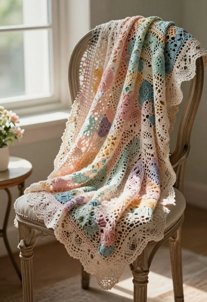 Mosaic Crochet Patterns Free Guide: 18 Bold Design Ideas for Texture and Contrast - 14. Ethereal Lace 1