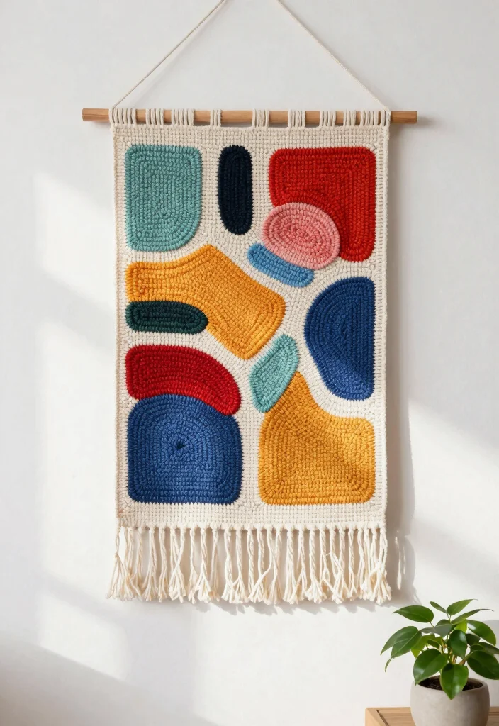 Mosaic Crochet Patterns Free Guide: 18 Bold Design Ideas for Texture and Contrast - 4. Modern Abstracts 1