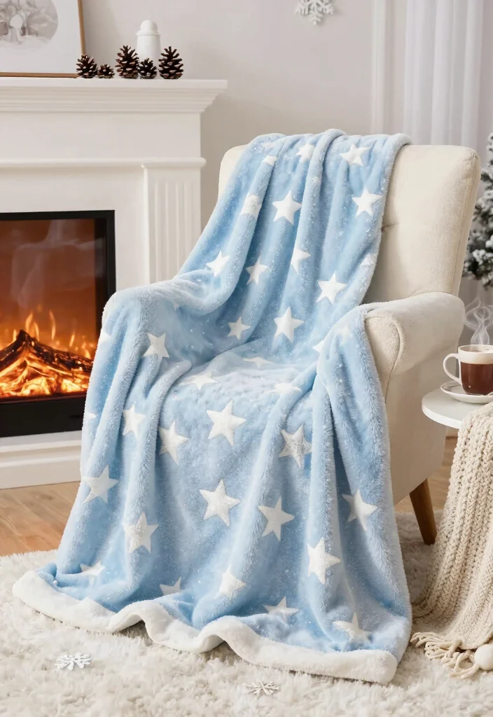 Star Blanket Crochet Pattern Guide: 18 Eye-Catching Layout Ideas - 5. Winter Wonderland 1