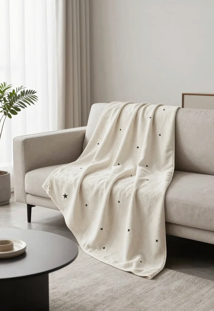 Star Blanket Crochet Pattern Guide: 18 Eye-Catching Layout Ideas - 7. Minimalist Chic 1
