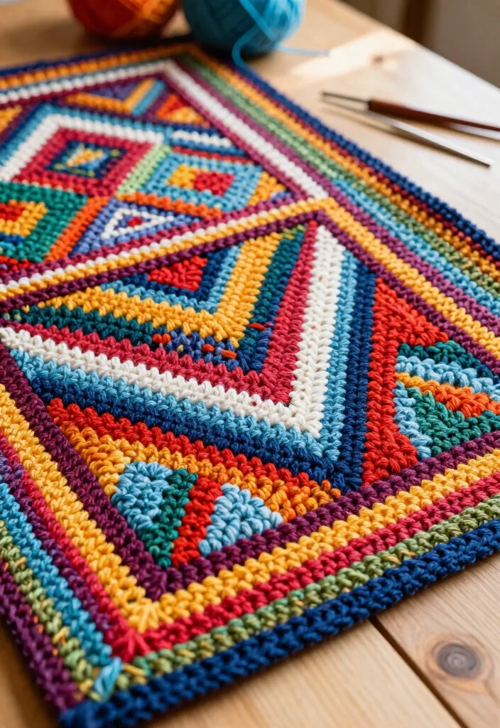 Tapestry Crochet Patterns Charts Guide: 19 Creative Layout Ideas for Vibrant Colorwork - 1. Geometric Patterns: The Perfect Balance of Order and Chaos 1
