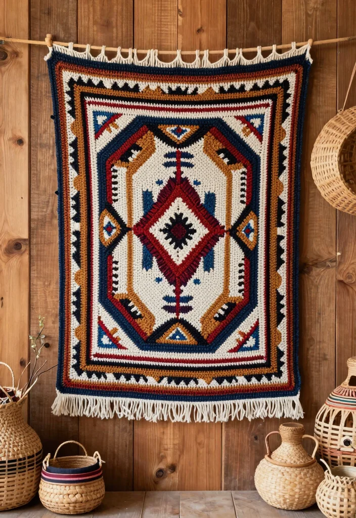 Tapestry Crochet Patterns Charts Guide: 19 Creative Layout Ideas for Vibrant Colorwork - 6. Cultural Patterns: A Journey Through Craft 1